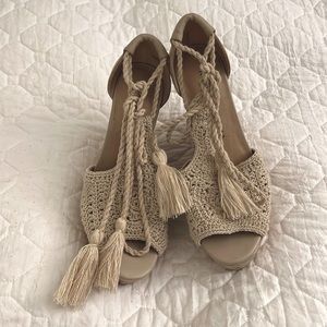 Moda Spana lace up Wedges